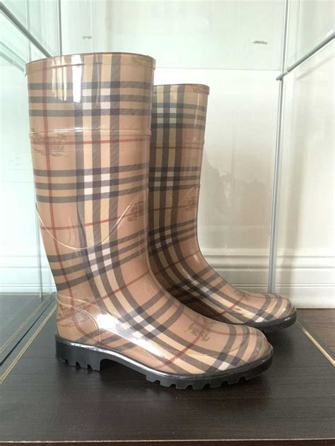 tall burberry rain boots|Burberry rain boots clearance.